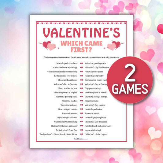 valentines day which came first

