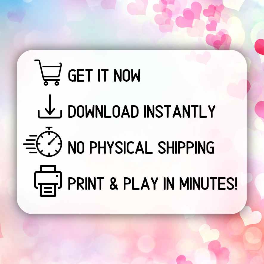 printable games for valentines day