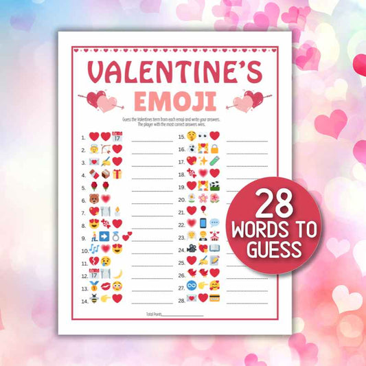 valentines day emoji game


