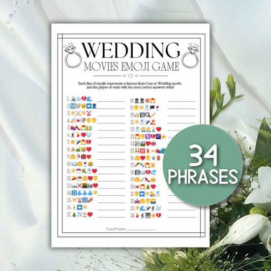 wedding movie emoji game

