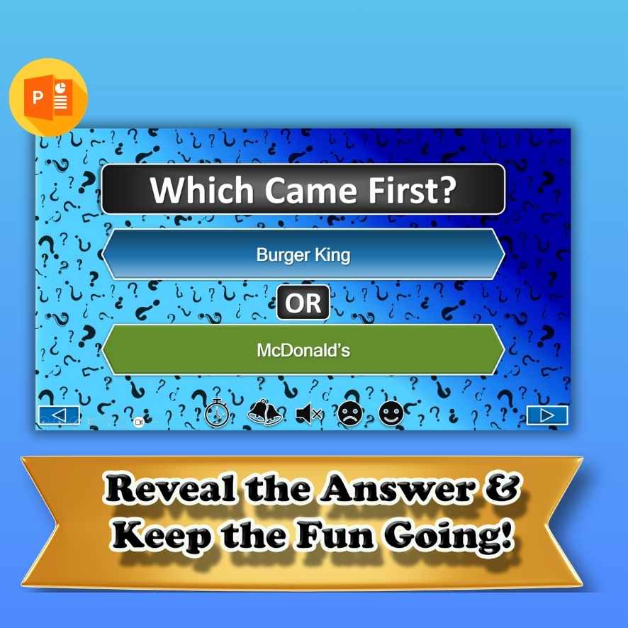 quiz game powerpoint template