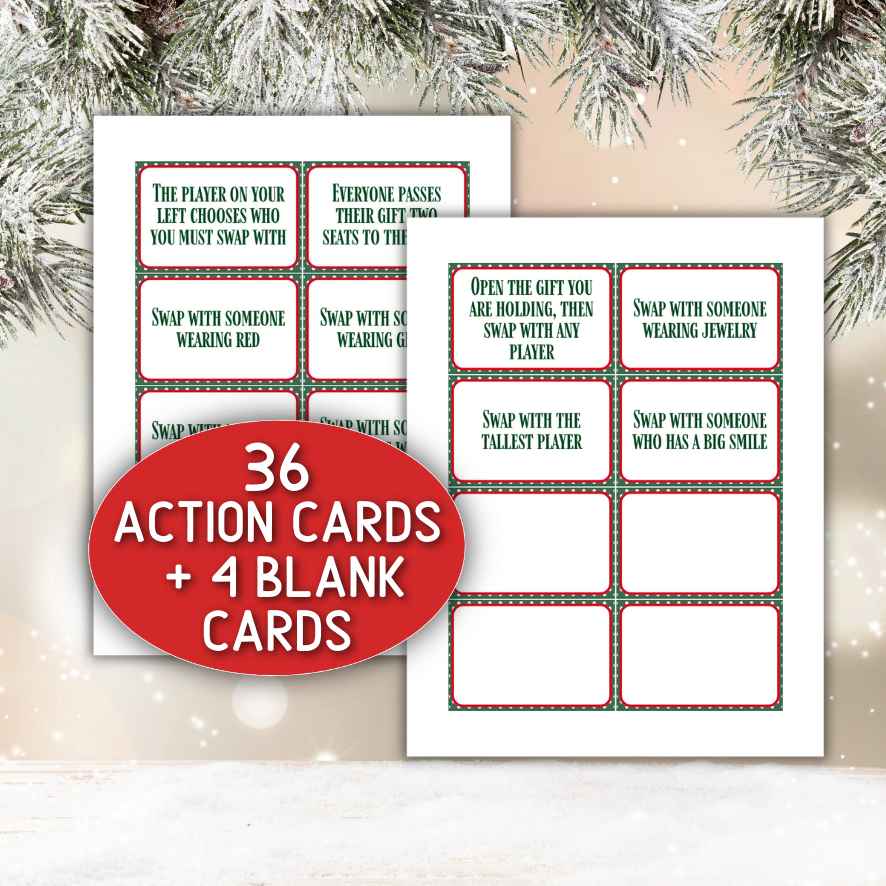 white elephant printable game