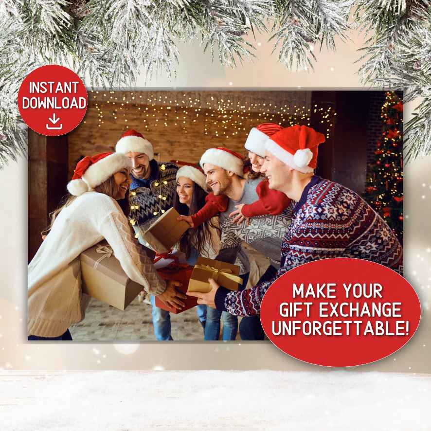 white elephant gift exchange game