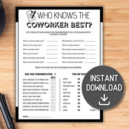 who knows the coworker best

