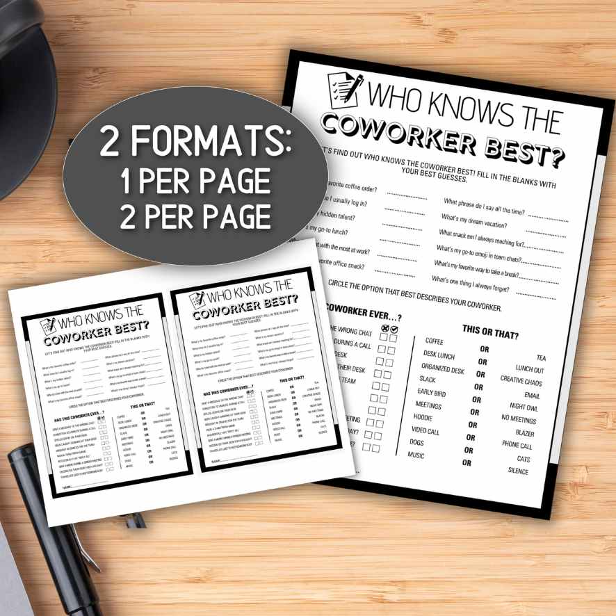 get to know the coworker questions