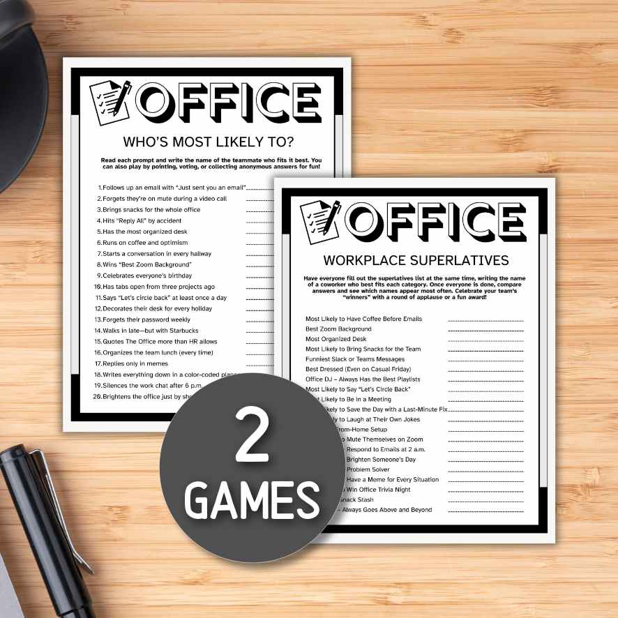 office party icebreaker games

