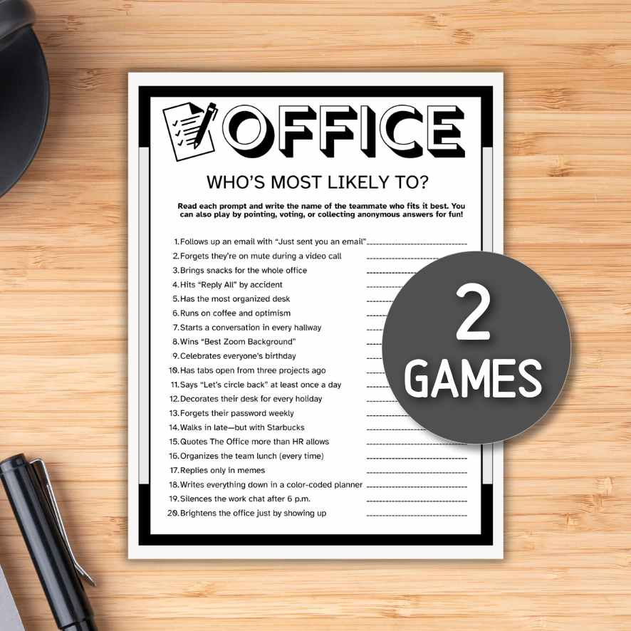 most likely to work questions

