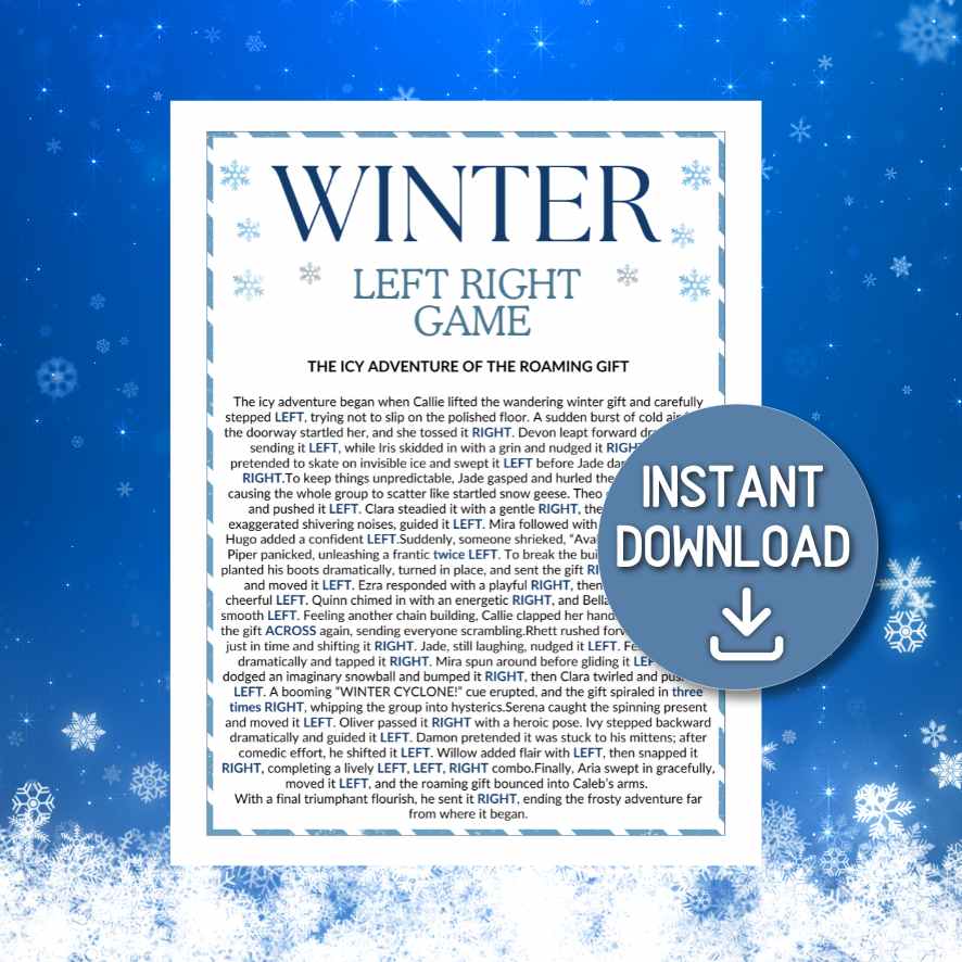 Winter left right story

