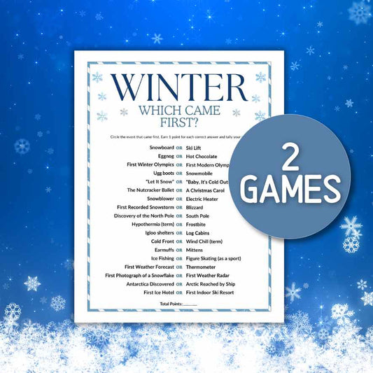 winter which came first game