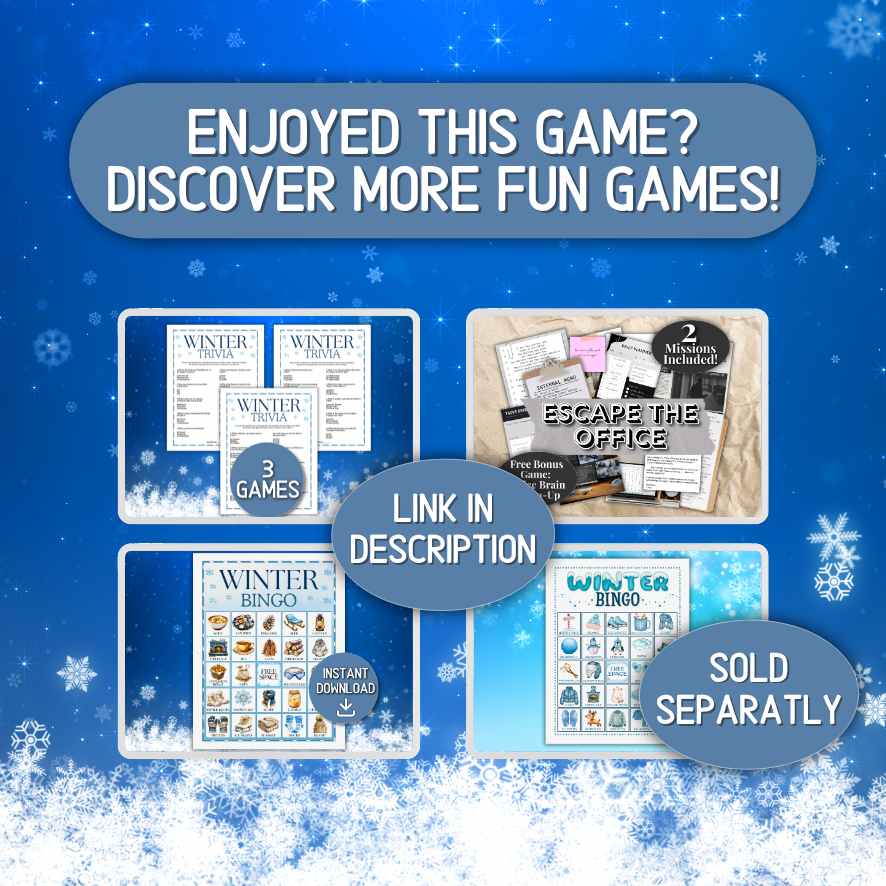 winter party games