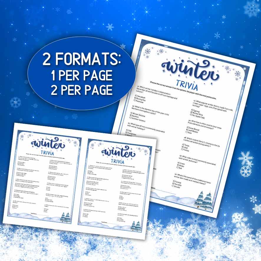 trivia questions for winter

