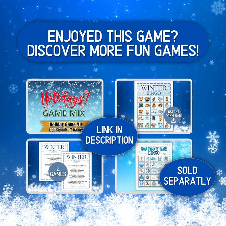 fun winter games ideas

