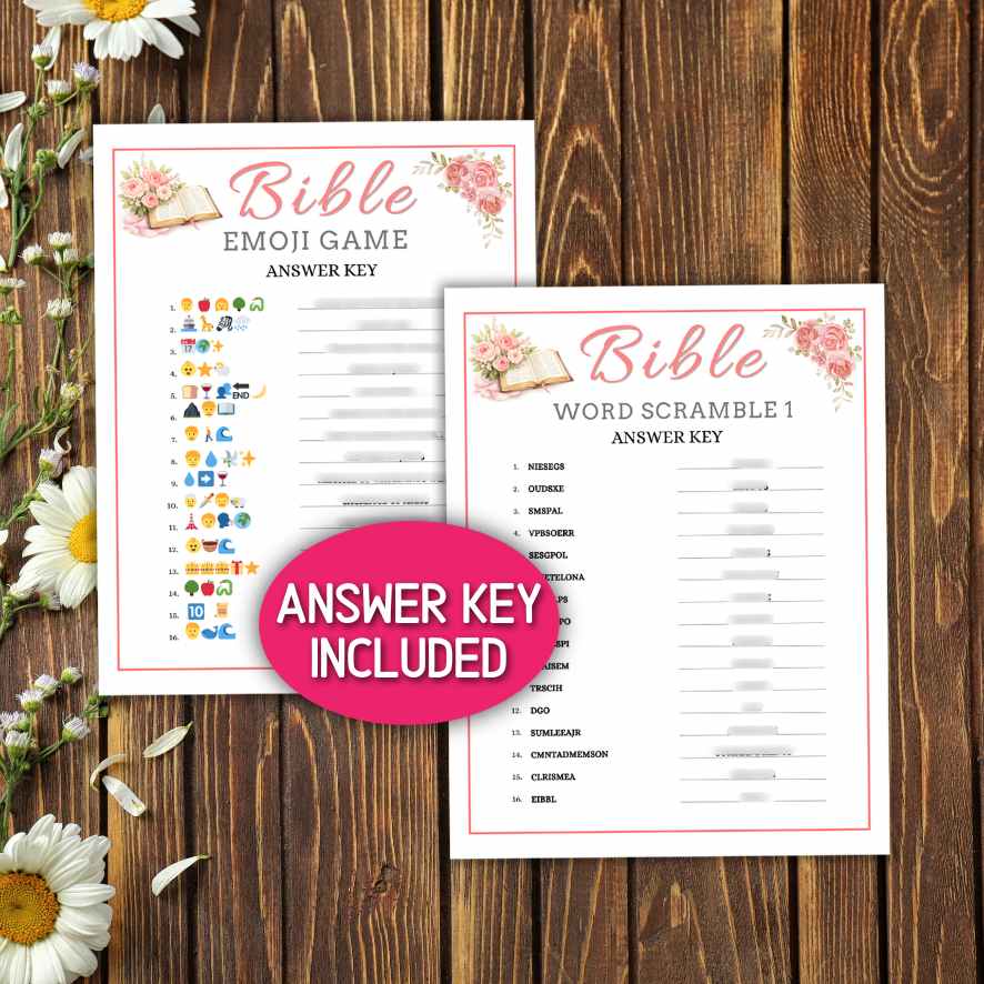 bible games for ladies

