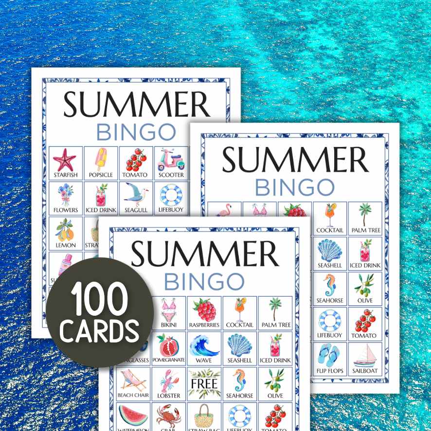 mediterranean vacation bingo