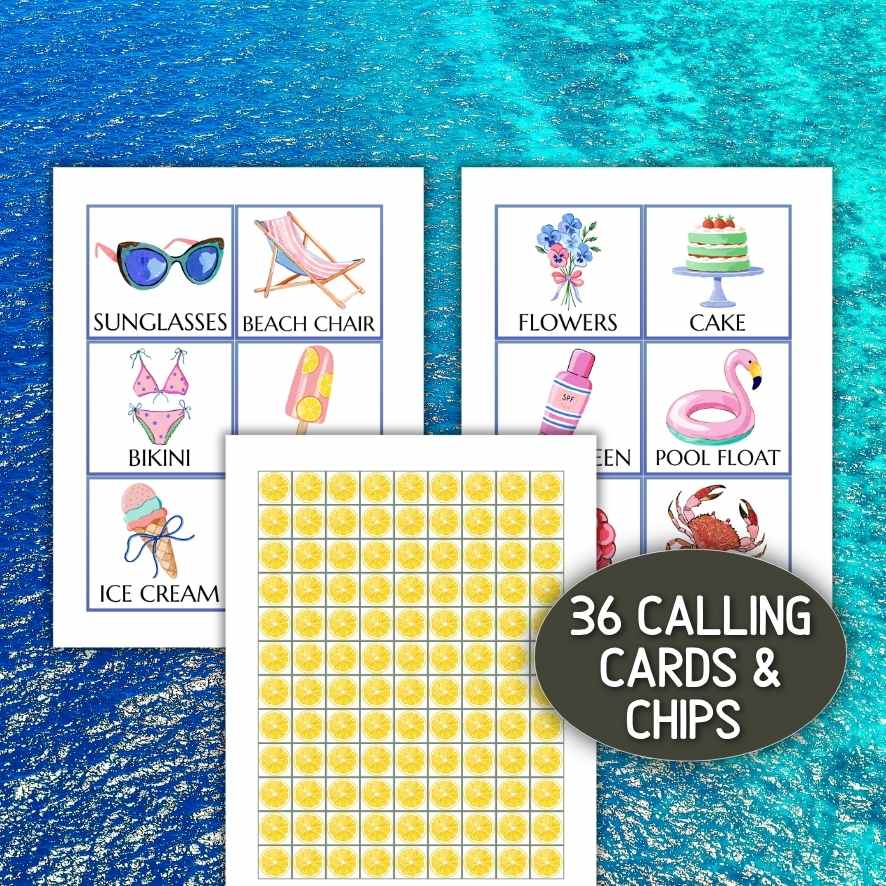 mediterranean bingo cards
