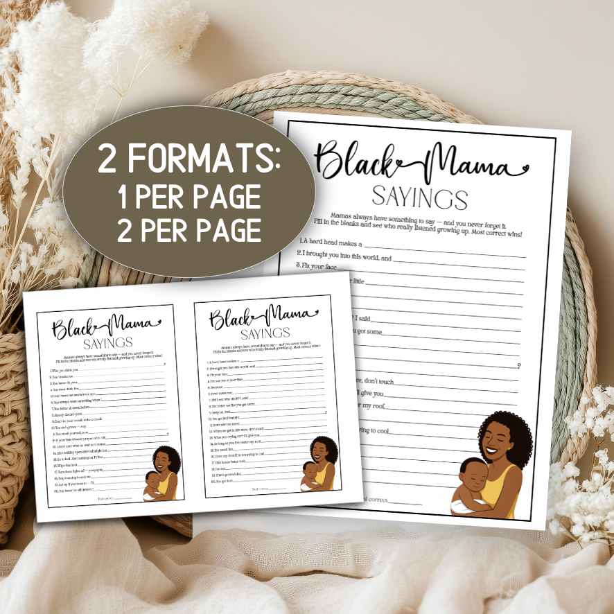 black momma sayings game