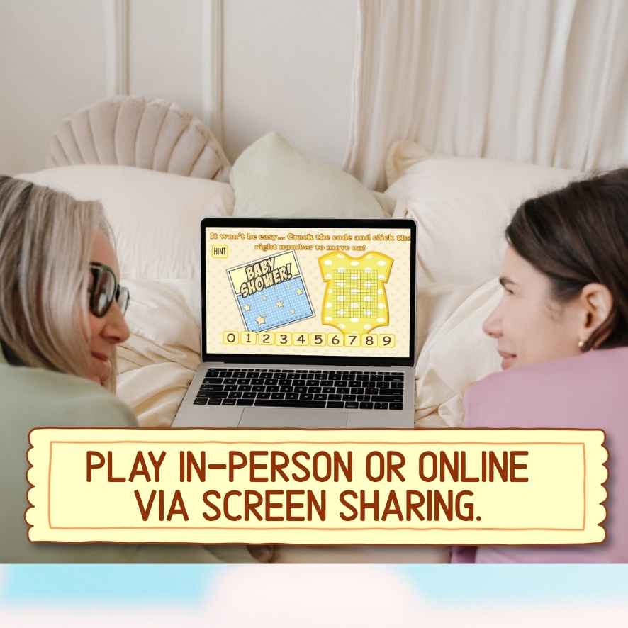 baby shower virtual games