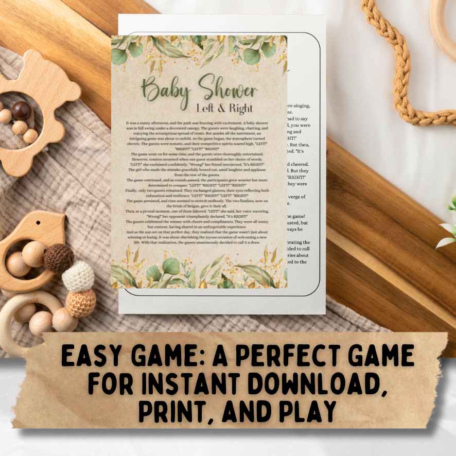 Gift Passing Baby Shower Game