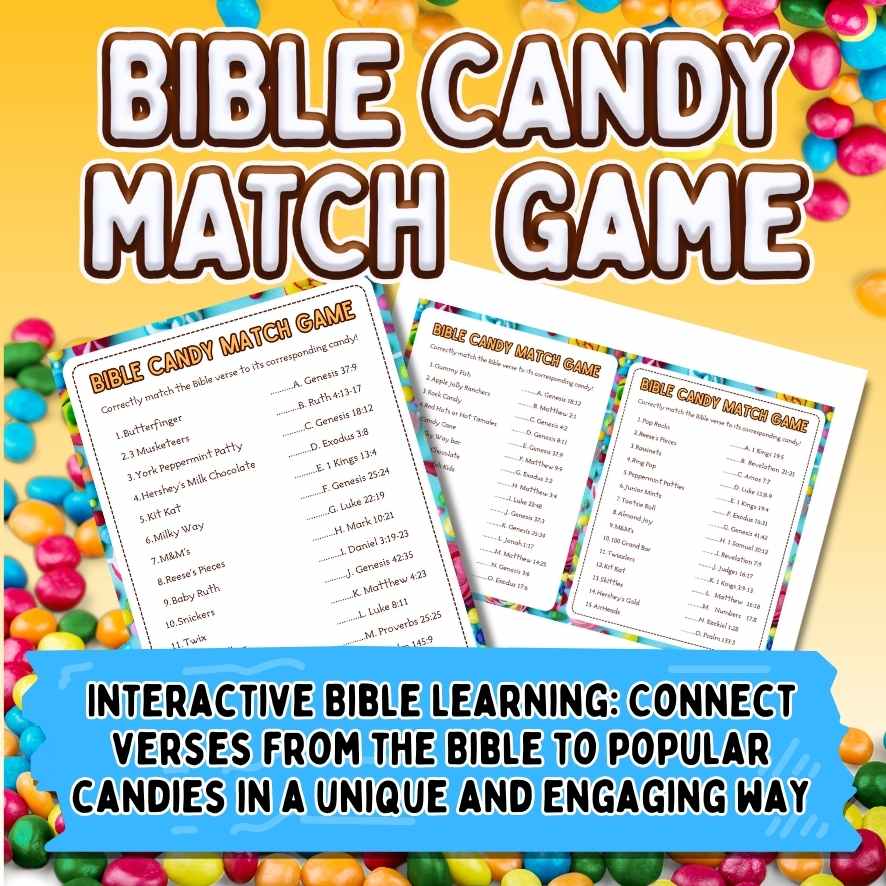 BIBLE CANDY MATCH PRINTABLE GAMES – The Game Room