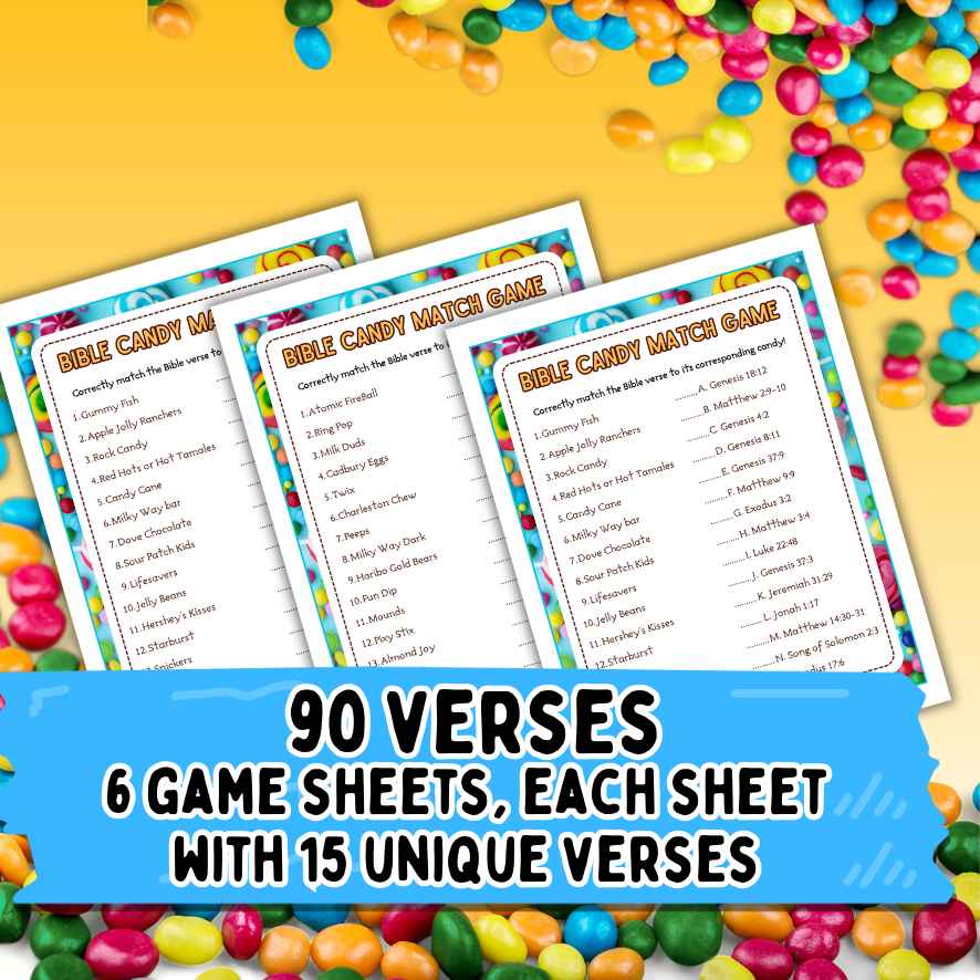 bible verse matching game