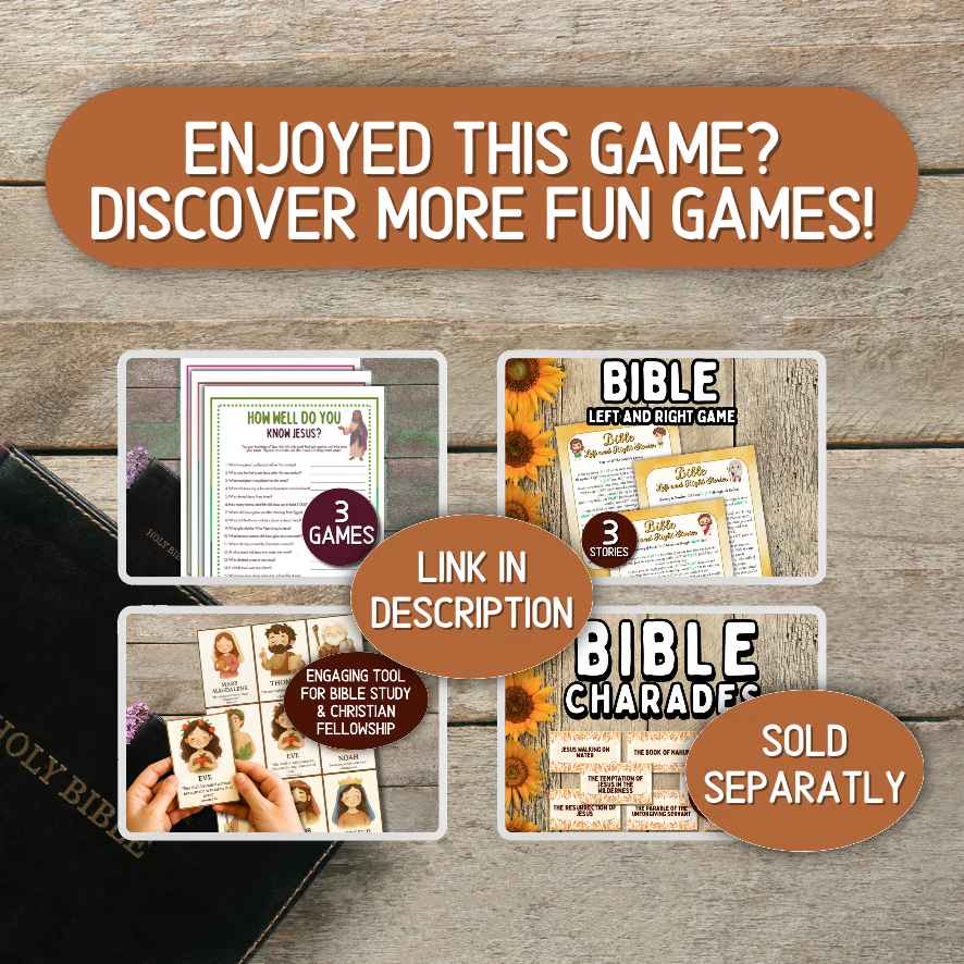 church bingo cards

