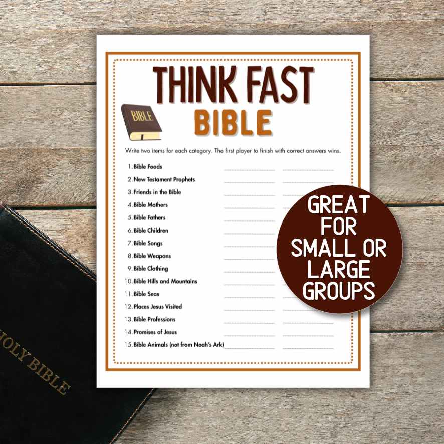 think fast bible game
