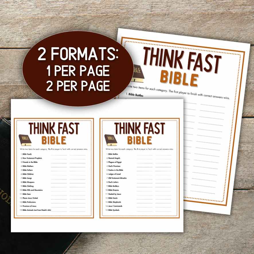 think fast game question

