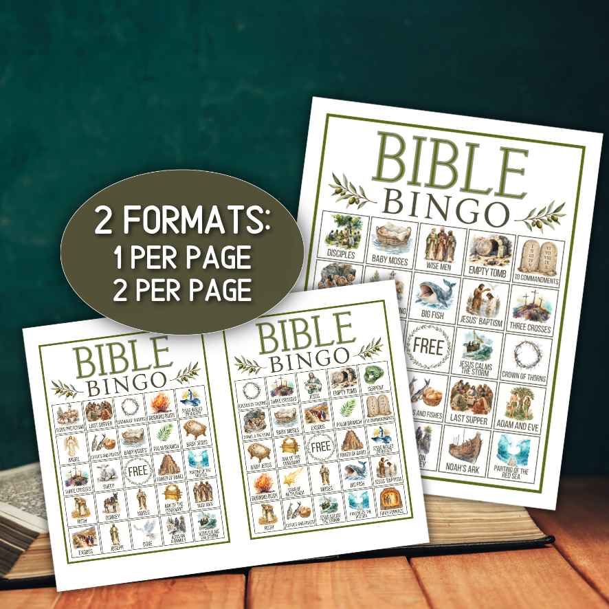 printable bible bingo