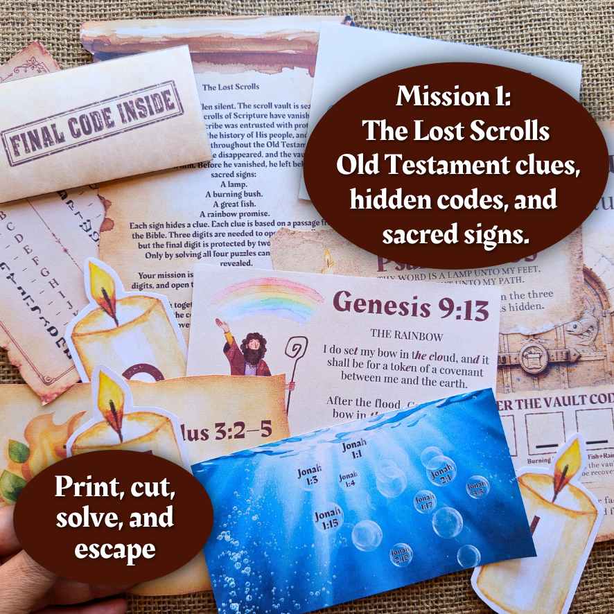 escape room bible activity