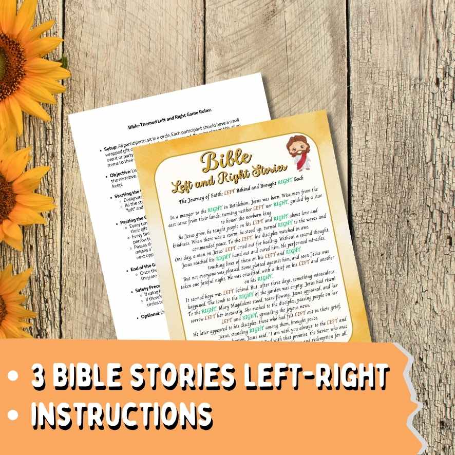 BIBLE LEFT RIGHT STORY PRINTABLE GAME – The Game Room bible-left-right-story-printable-game-the-game-room