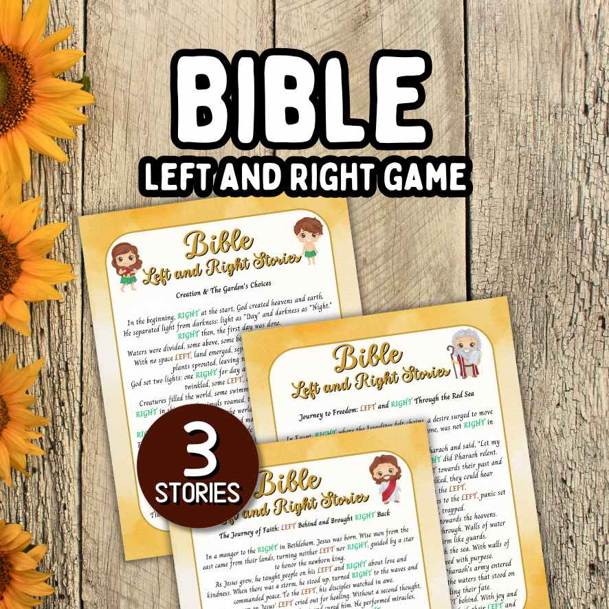 left right bible story