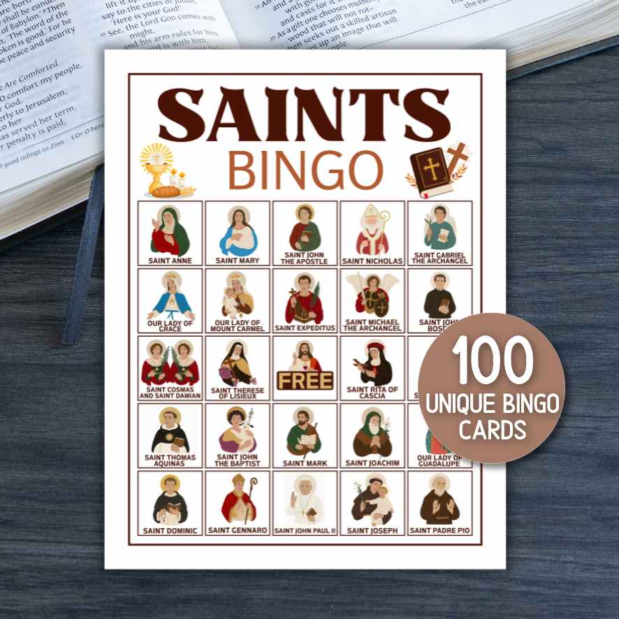 all saint´s day bingo