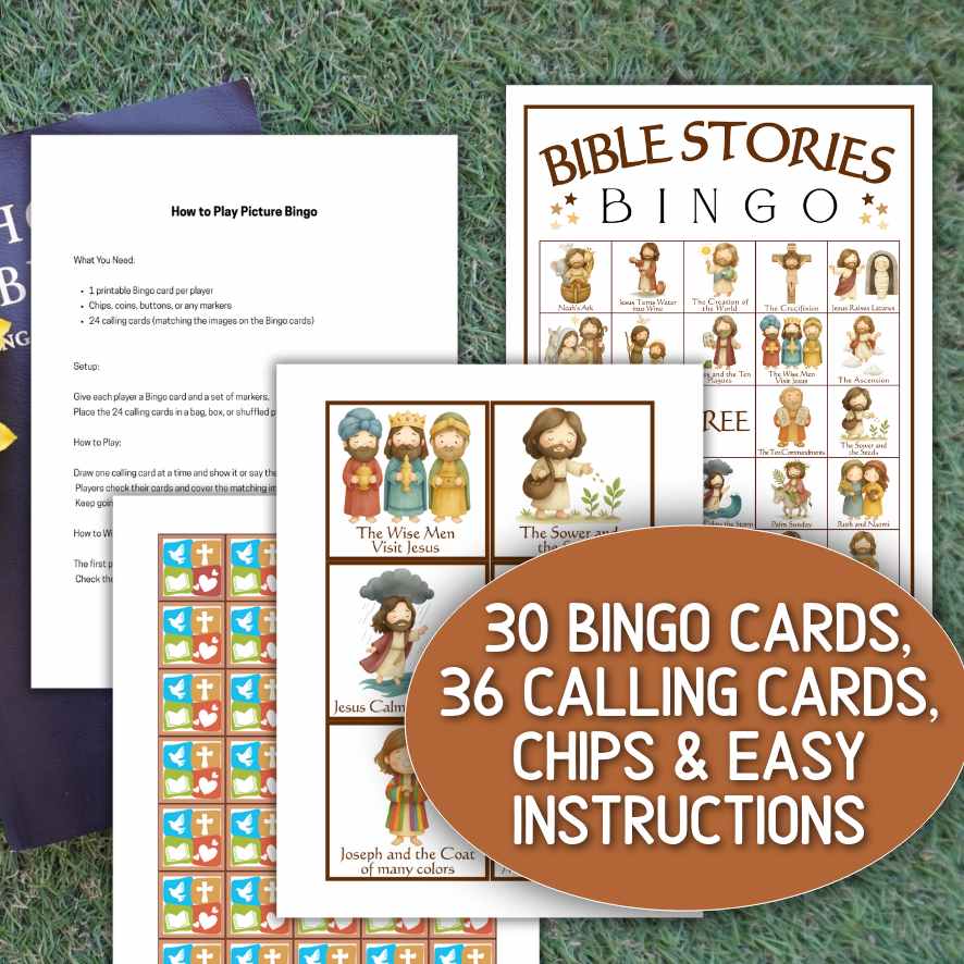 printable bible bingo cards