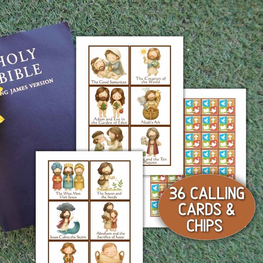 printable bible bingo
