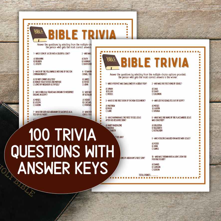 bible trivia questions