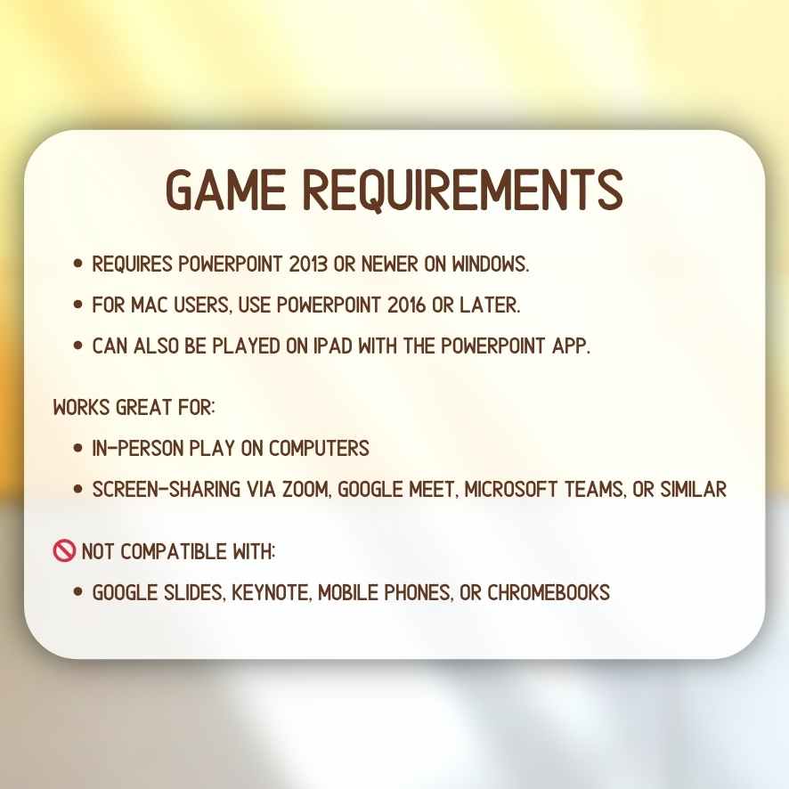 Zoom Bible Games