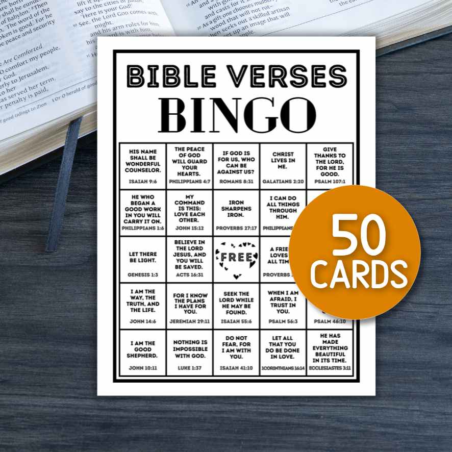 bible verse bingo