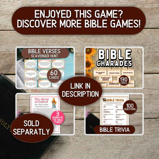 Scripture Man Game BIBLE CHARACTER CARDS MEMORY GAME – The Game Room