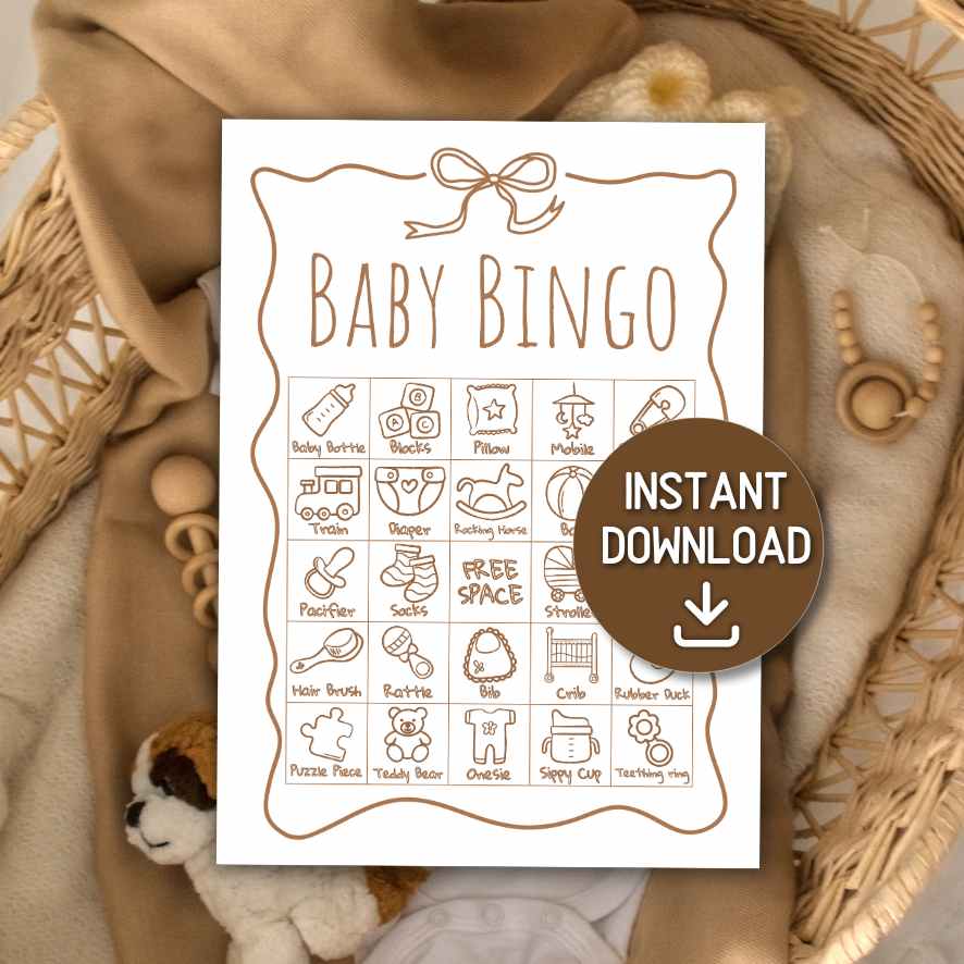 baby shower doodles printable