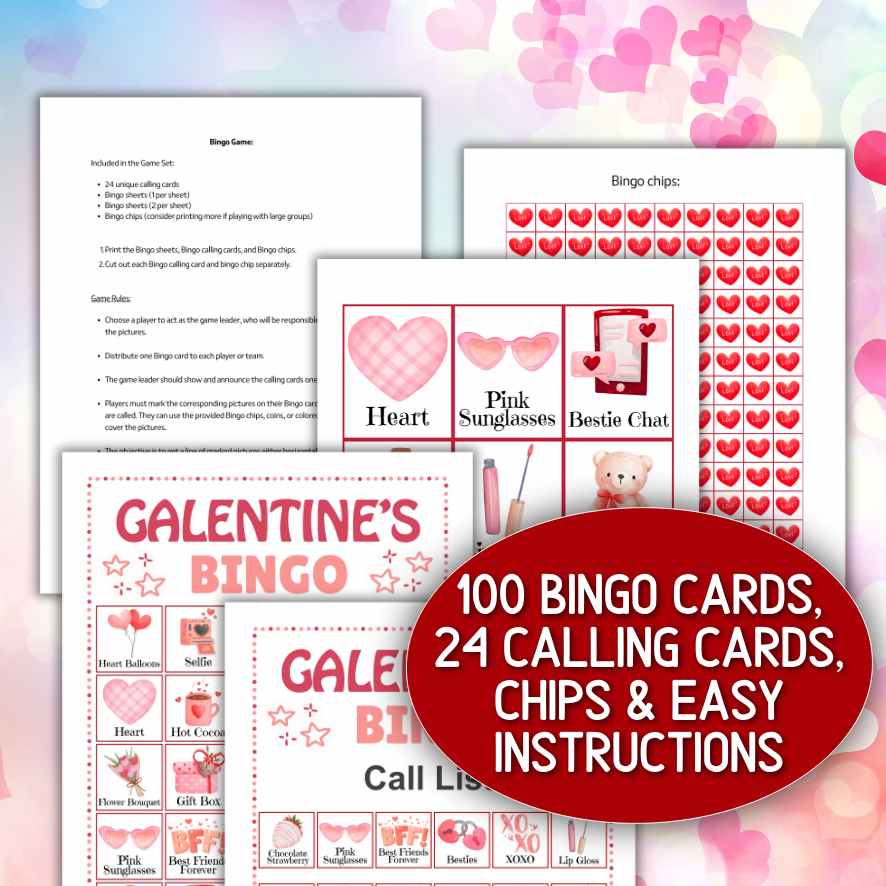 galentines day printable games