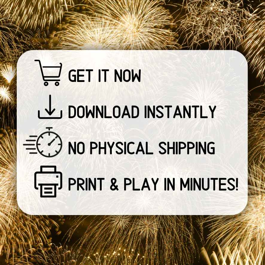 bingo cards ideas new years

