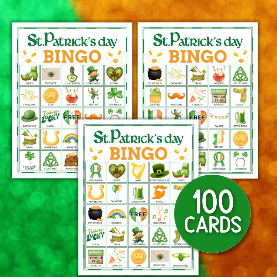 Irish bingo cards