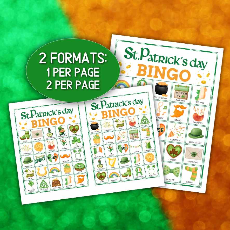 st.paddys day bingo

