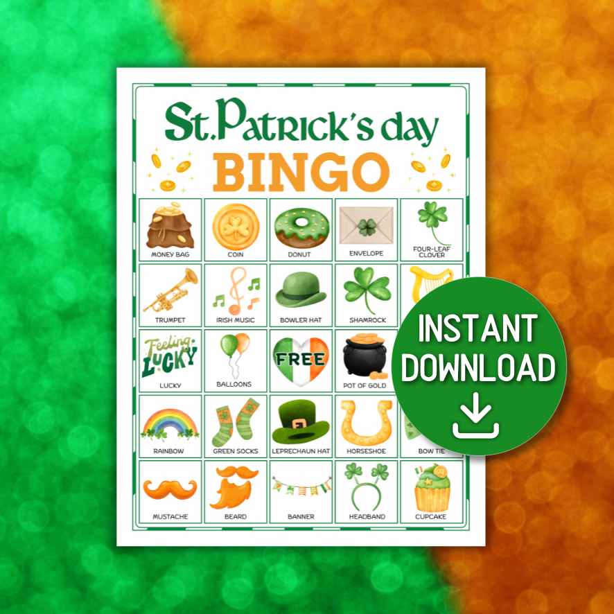 st patrick's day bingo

