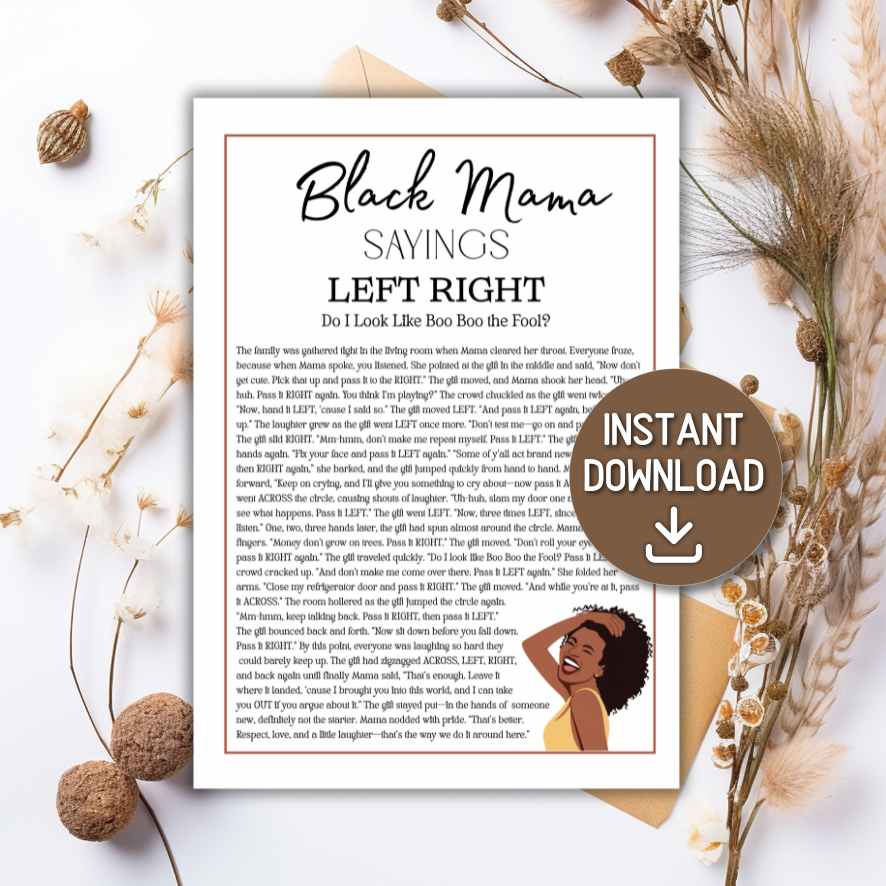 black momma sayings game