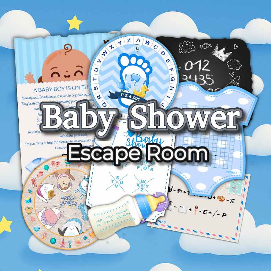 baby shower escape game