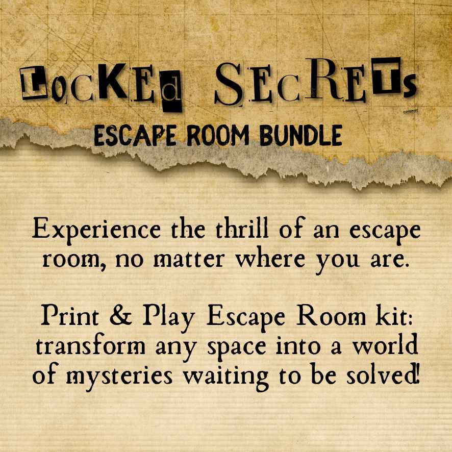 Adult escape room bundle