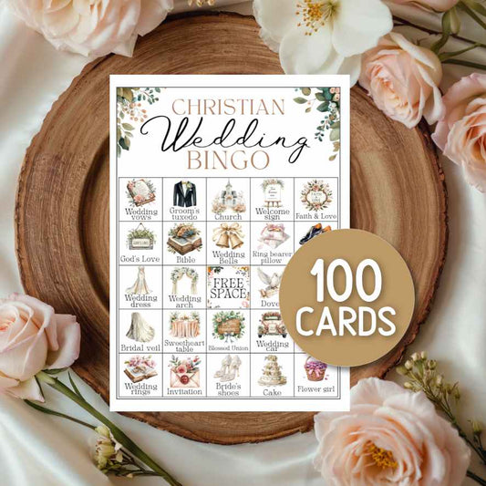 christian wedding bingo cards