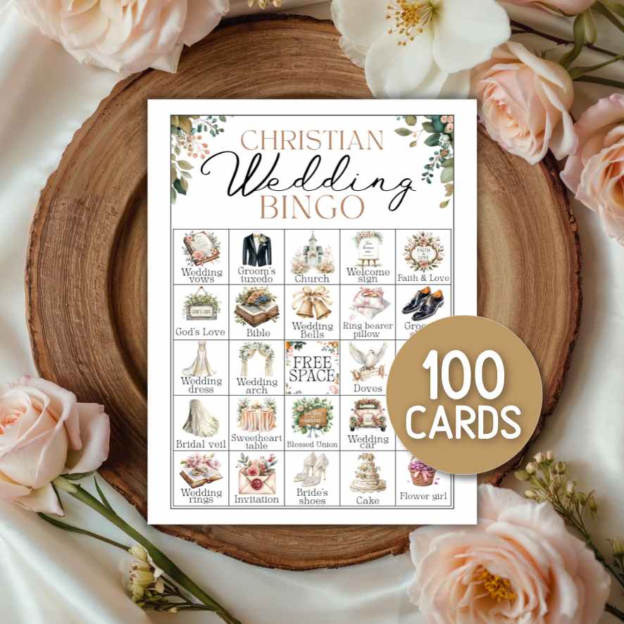 christian wedding bingo printable