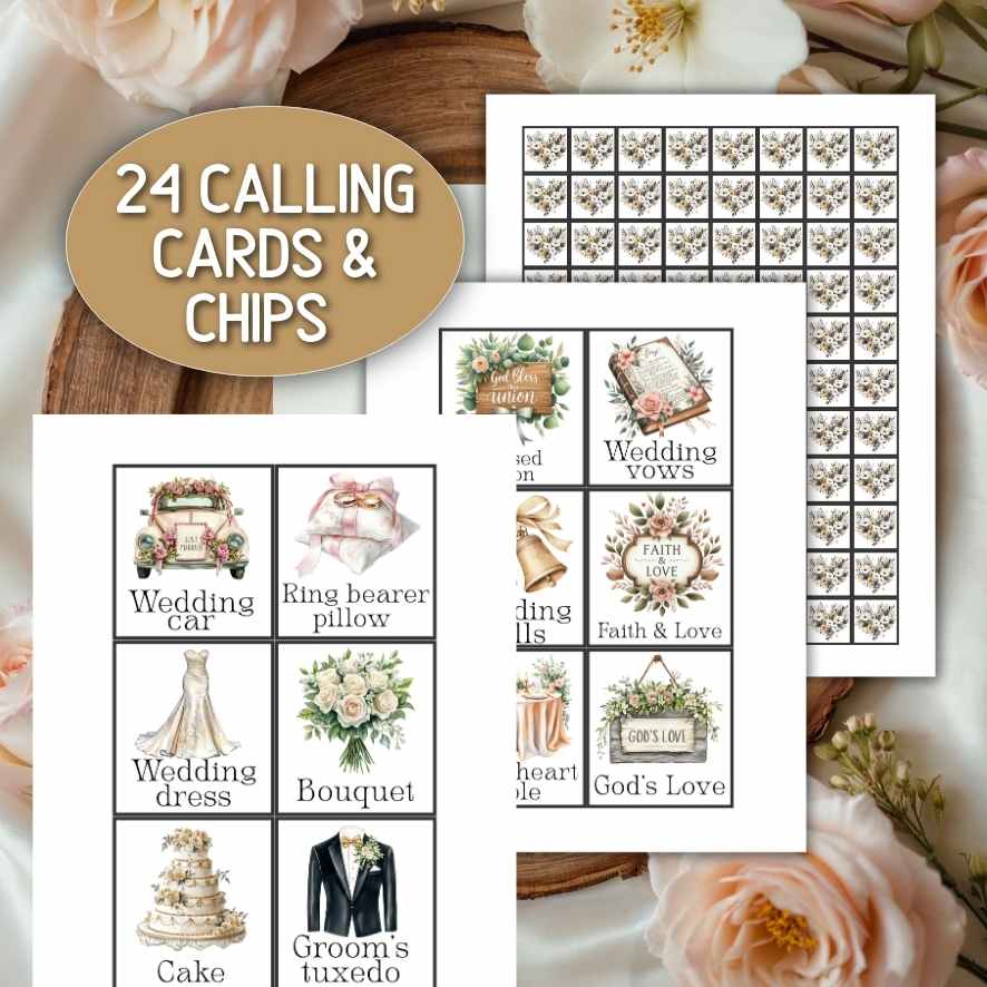 wedding bingo